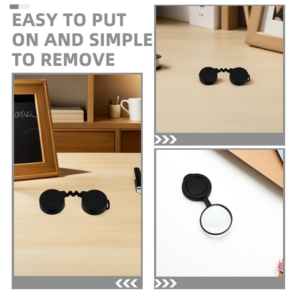 Rubber Protective Lens Caps for Binocular Objective Lens Covers Optical