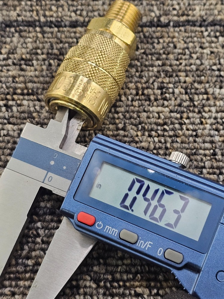(QTY 4) Milton Kwik Change Coupler M Style 1/2" ID FNPT Brass Replacement