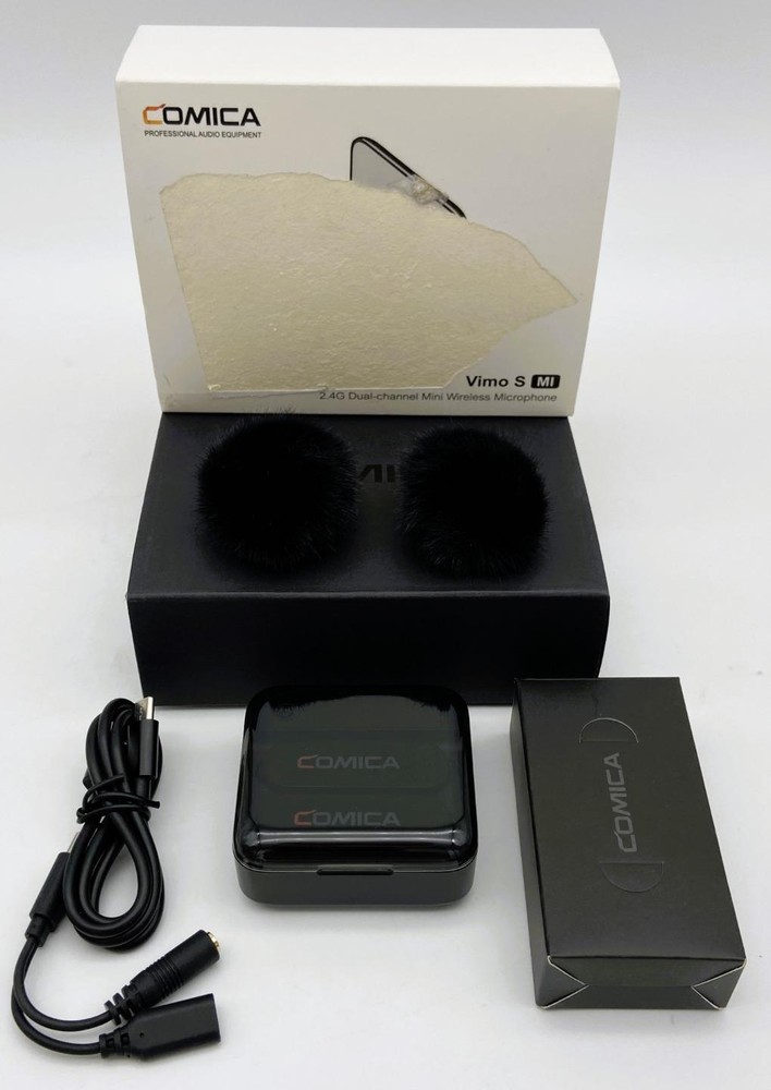Comica Vimo S MI - 2.4G Dual-channel Mini Wireless Microphone for iPhone in Box