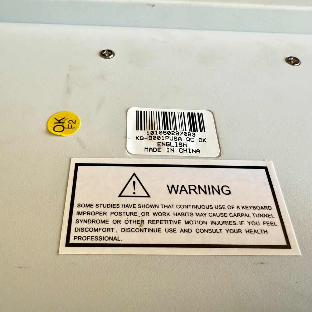 Micro Innovations Turbo-Trak HQK BITS9001 Vintage Keyboard