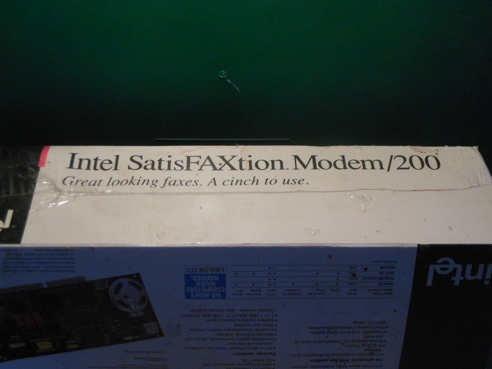 "NEW" Intel SatisFAXtion Modem/200 internal micro channel modem