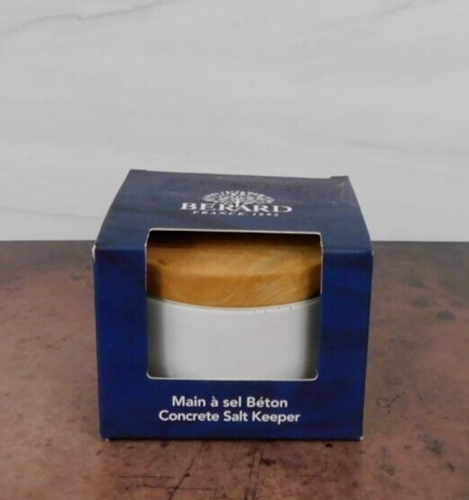 Berard Olivewood Concrete Salt Keeper - New