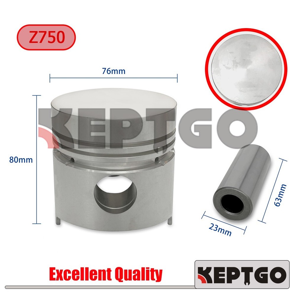 Z750 2pcs New Piston Set For Perkins STD