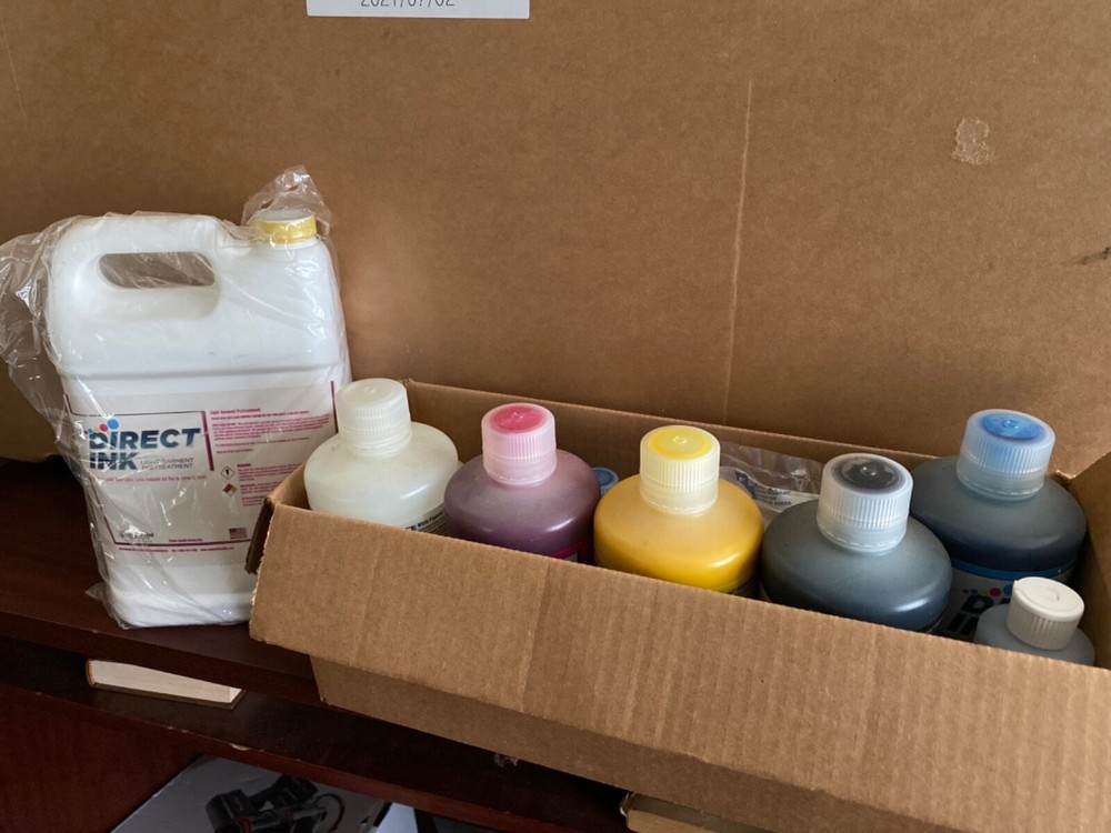DTG shirt printer OMNIPrint Freejet 330TX, rip software - cleaned from ink