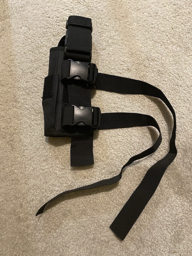 Nylon Drop Leg Holster Color Black Adjustable NWOT