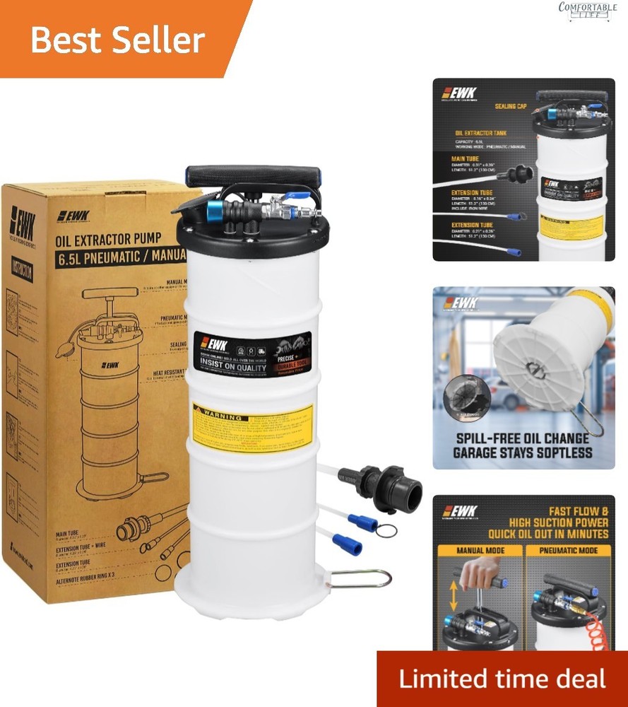 Universal Fluid Extraction Pump - Effortless Oil Changes for all Vehicles