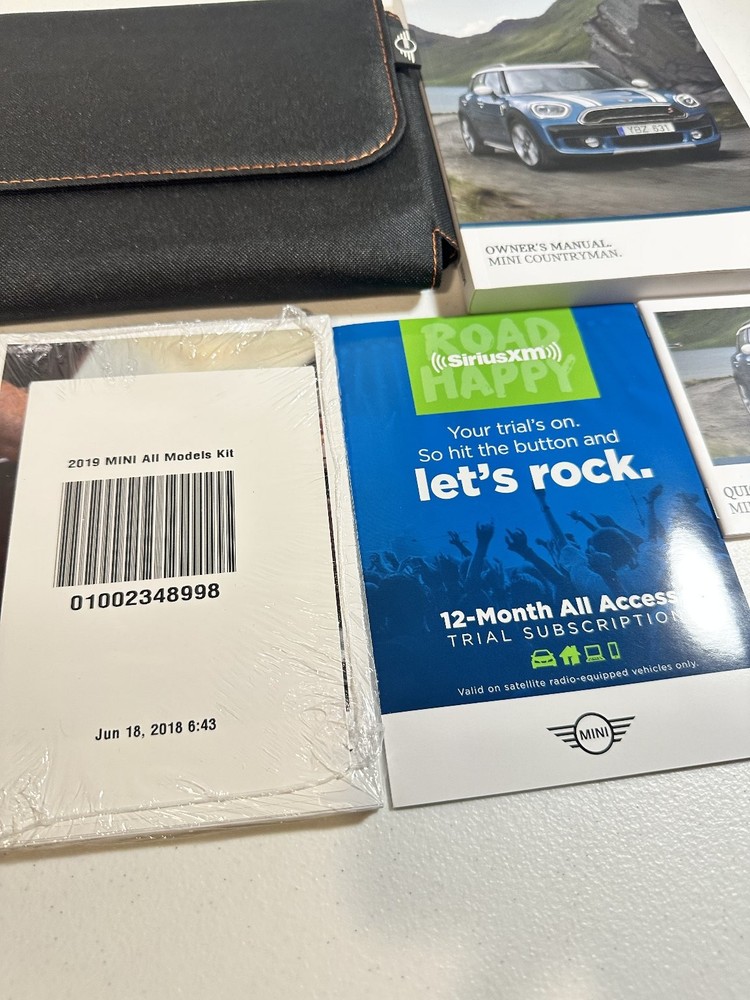 2019 MINI Countryman Owner's Manual Set