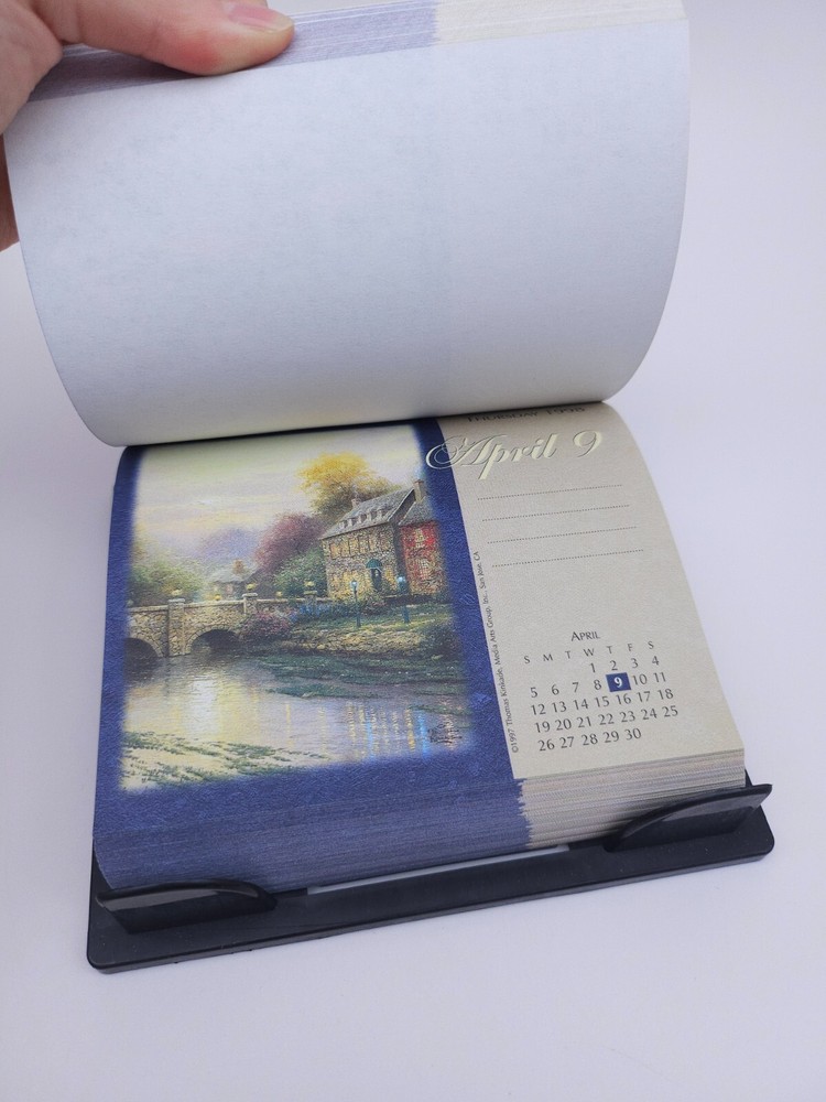 Thomas Kinkade Painter Of Light 1998 Scripture Calendar