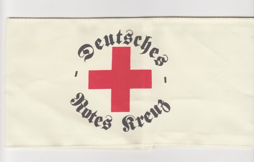German Red Cross armband on White