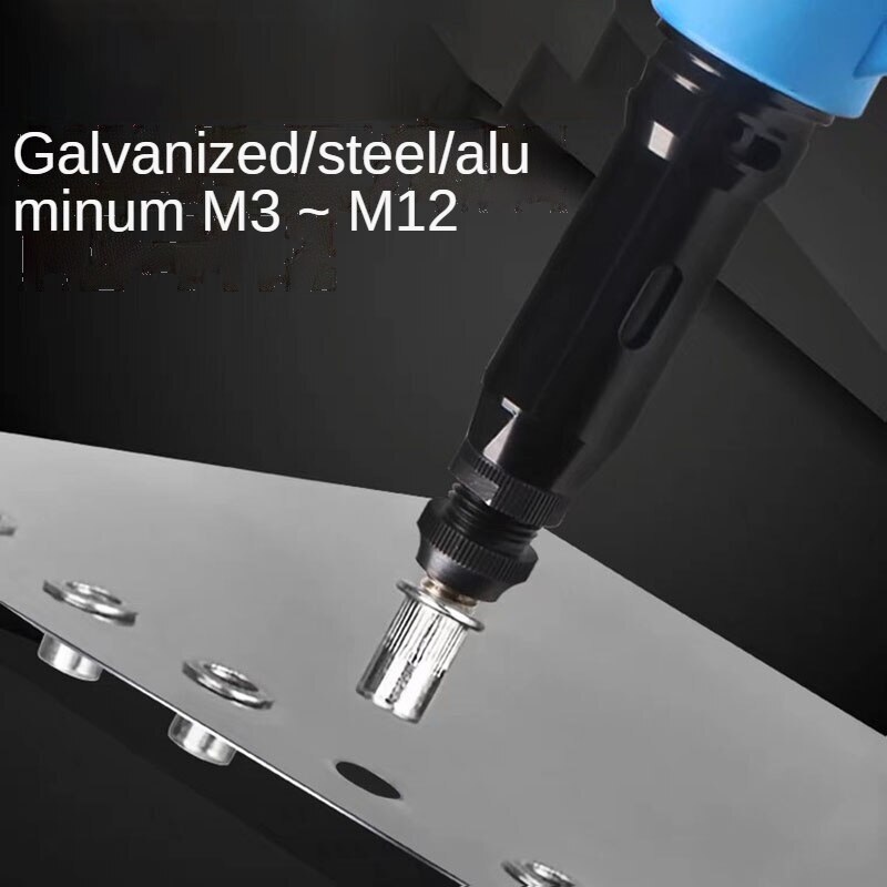 Pneumatic Air Rivet Nut Guns Automatic Insert threaded Riveting Rivnut Tool