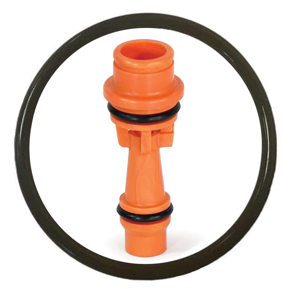 Clack Injector - V3010 1I - Orange - Includes Injector Cap O-Ring Seal