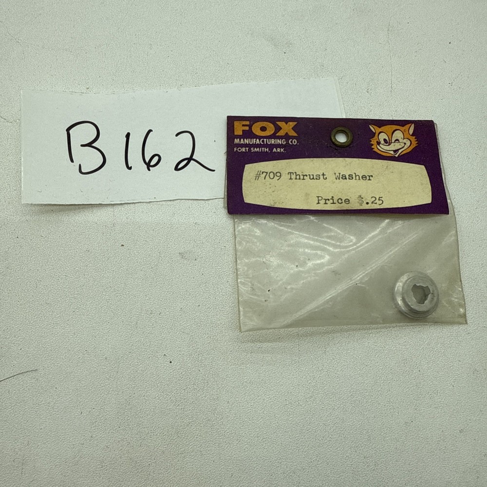 FOX #709 THRUST WASHER FOR MODEL AIRPLANE ENGINE (NEW IN PACKAGE)