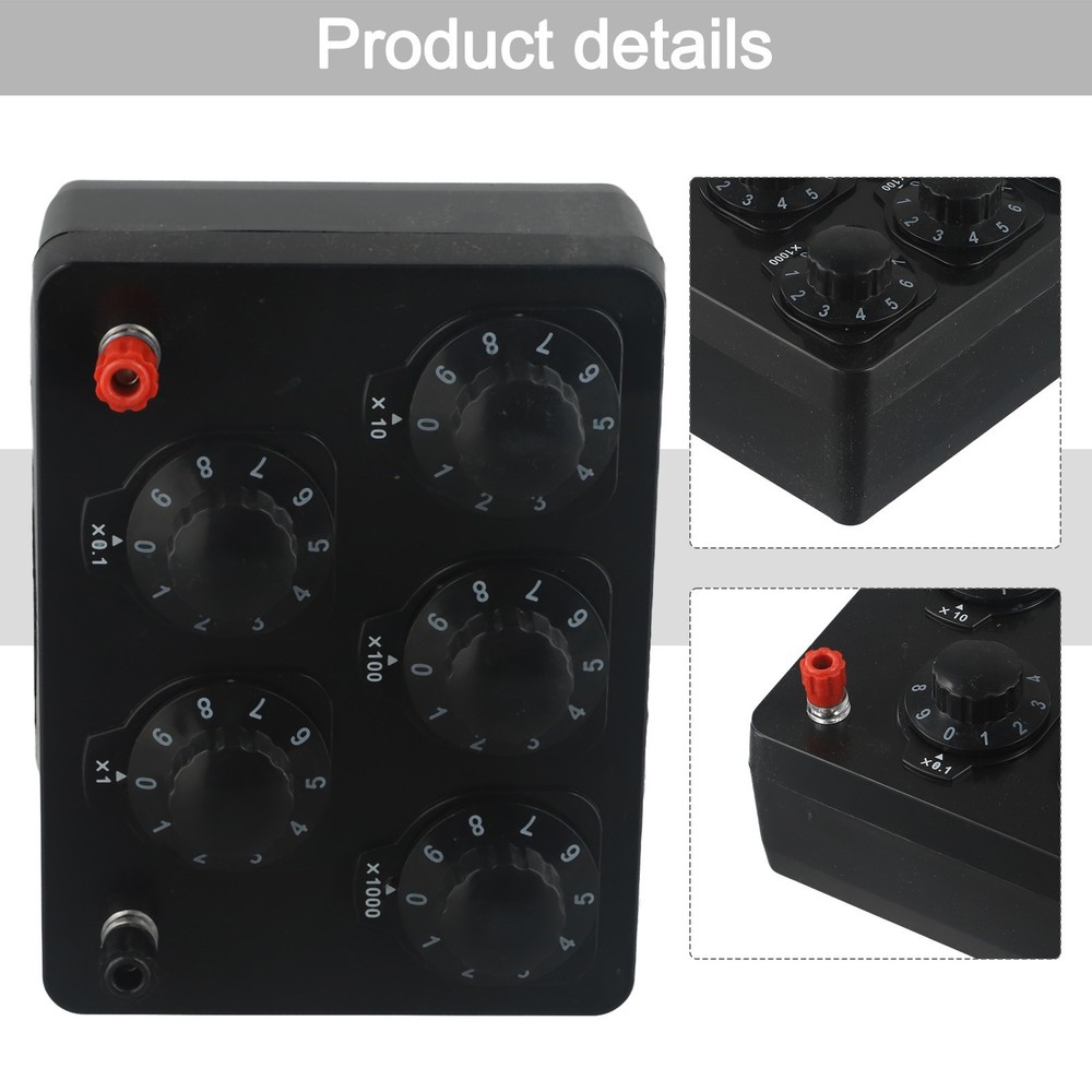 Resistance Box Resistor 5 Switchable Ranges 9999.9�� Experimental Equipment