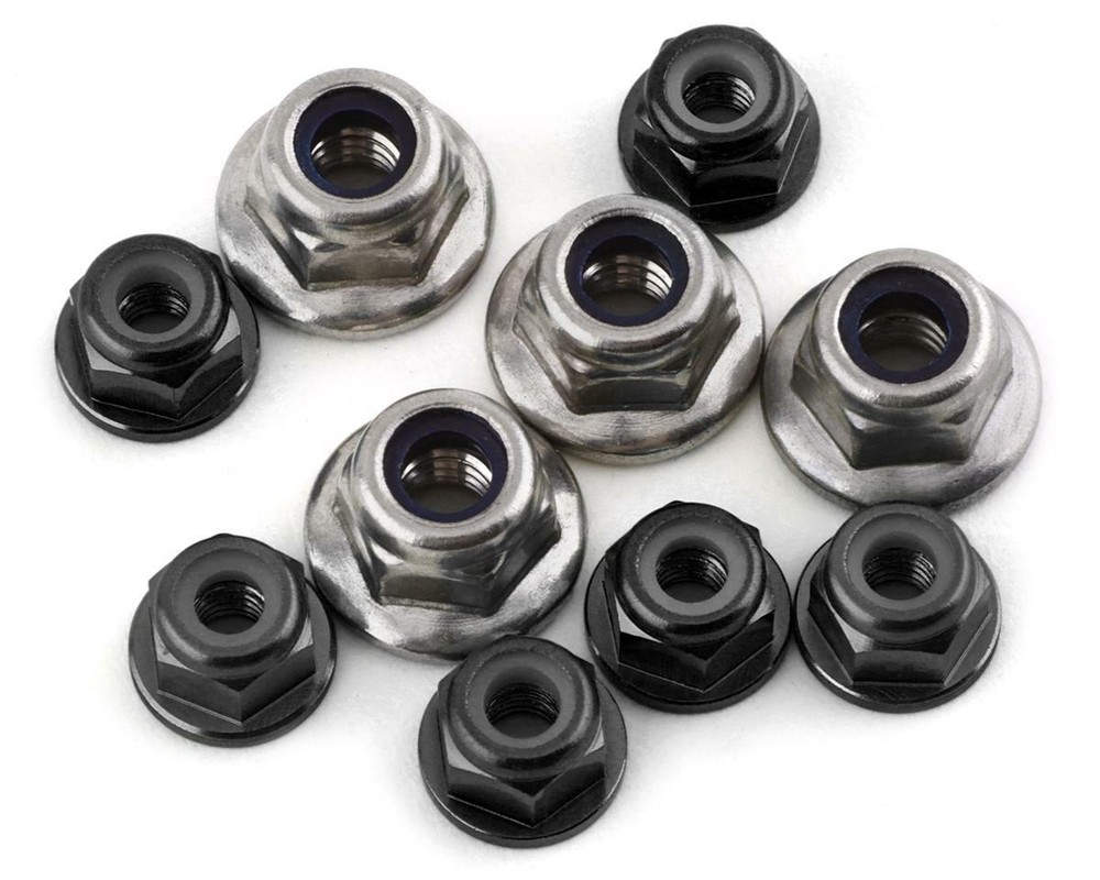 175RC Pro2 Sc10 Nut Kit (Black) (10) [175-18139]