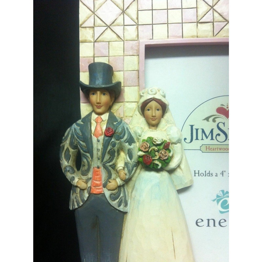 Jim Shore Bride & Groom Picture Frame