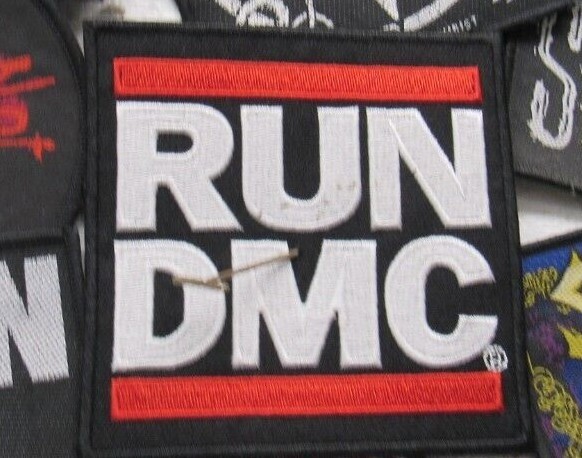 RUN DMC PATCH NEW  RARE COLLECTABLE WOVEN ENGLISH IMPORT