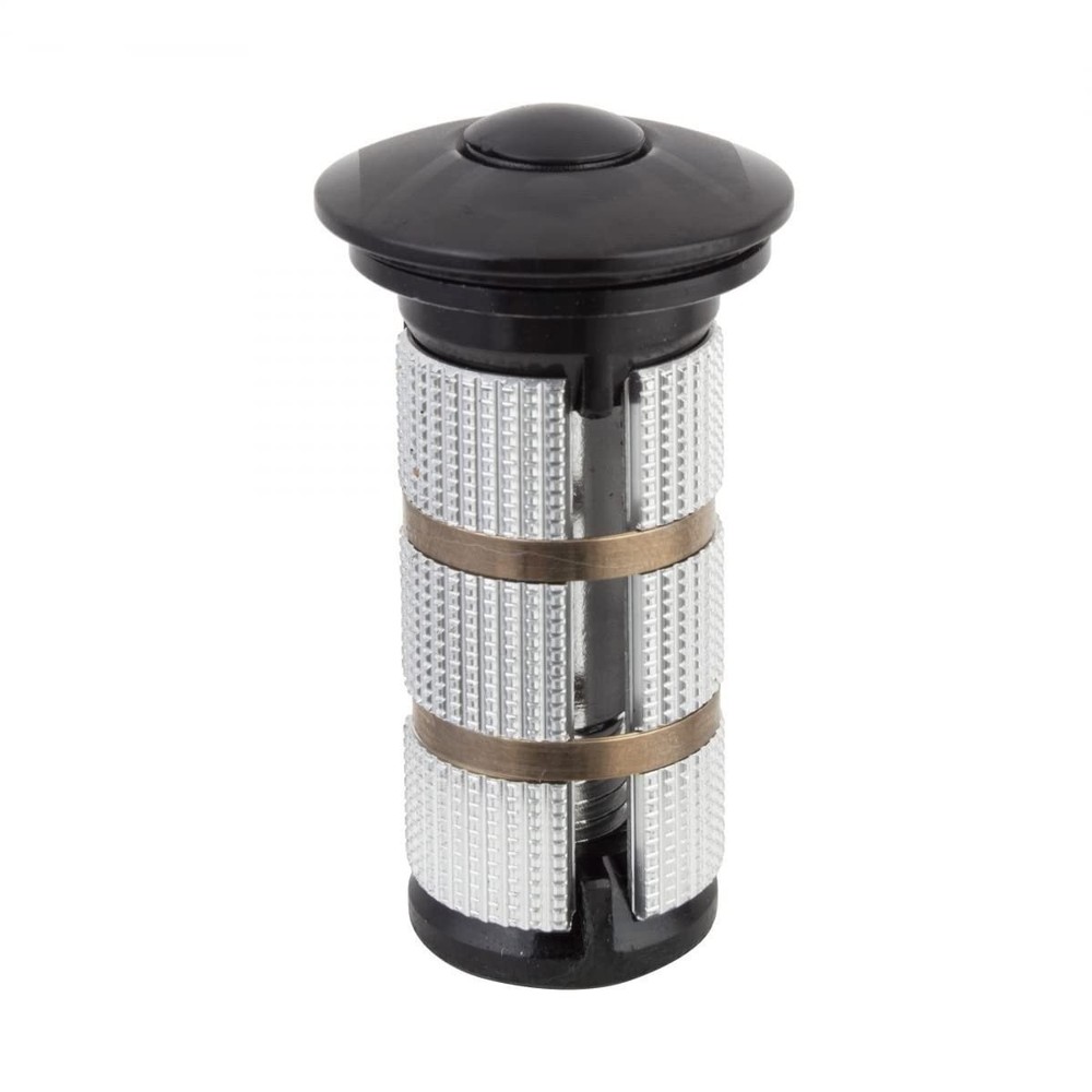 Origin8 Alloy Lite Ahead Fusion Expander Compression Plug, 1-1/8", Black