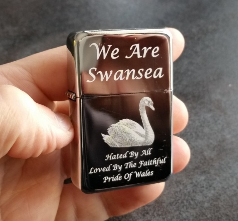 Swansea Engraved Lighter with Gift Box - FREE ENGRAVING
