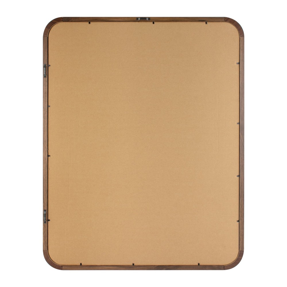 22x28 Matted to 18x24 Walnut Rounded Corner Poster Frame