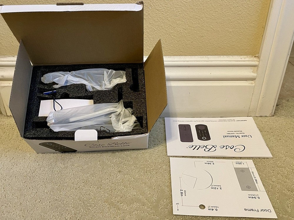 Code Belle Smart Deadbolt Lock Bluetooth (new)