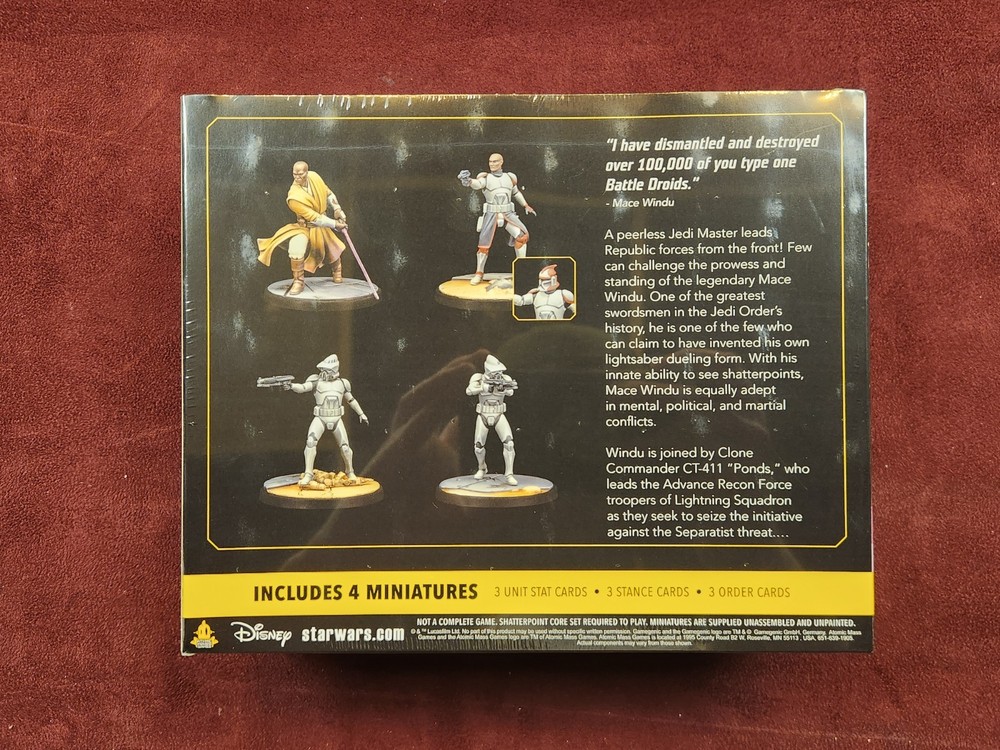 This Party's Over Squad Pack Mace Windu Star Wars Shatterpoint