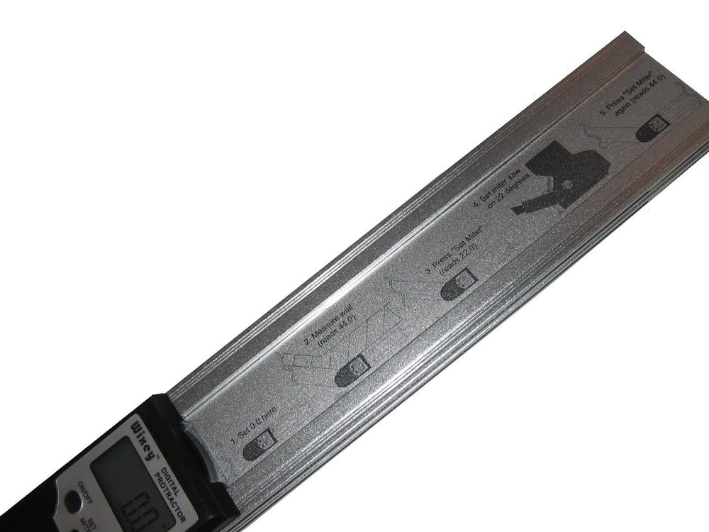 18" (457mm) Digital Protractor With Miter Function - WR418