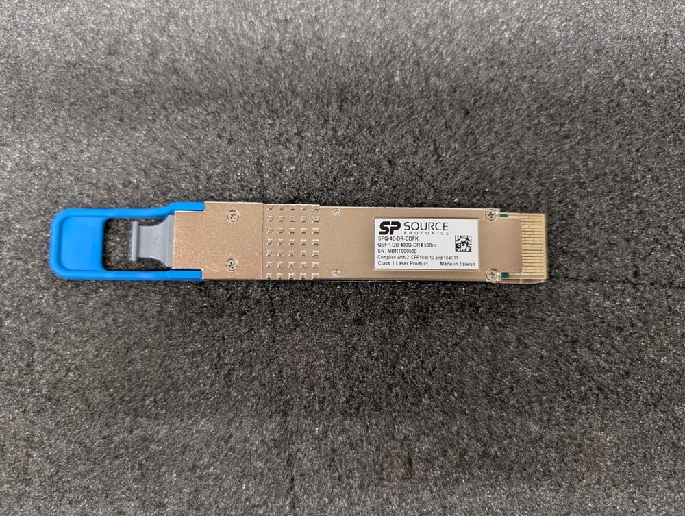 New, Source Photonics, SPQ-4E-DR-CDFK, 400G DR4 500M