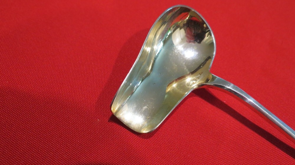 800 Silver Heavy Serving Spoon and Ladle