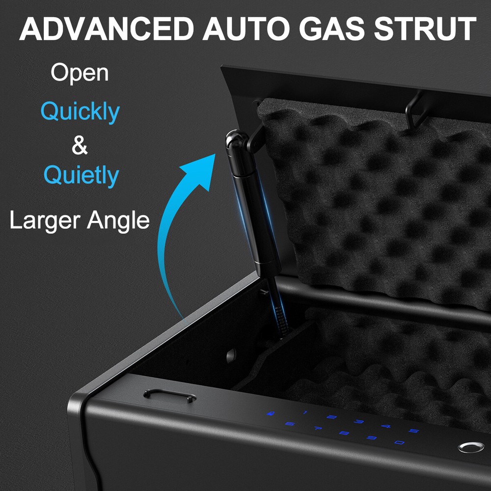 Blacksmith Gun Safe High Precision Fingerprint Pistol Secure 3 Ways Quick Access