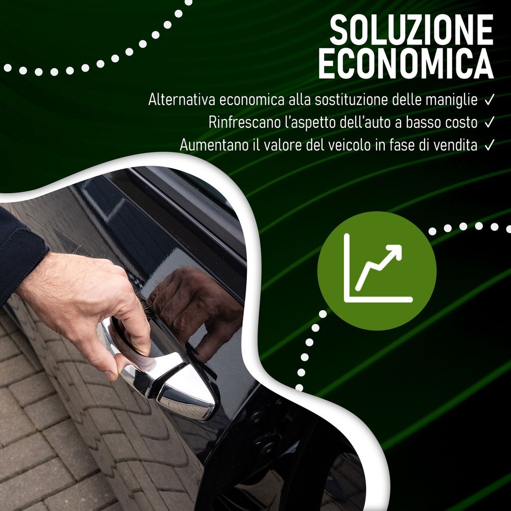 Tailgate Handle Cover for VW Wolf Hatchback 3D 1998-2005 Chrome