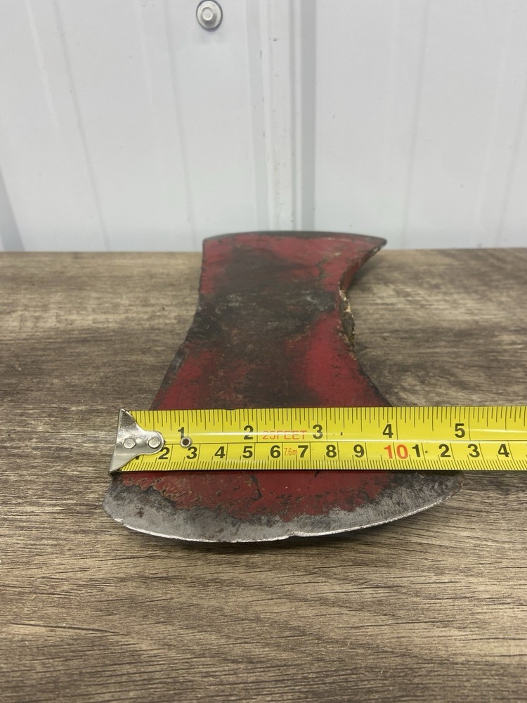 VINTAGE Double Bit Crown Pattern Axe Head 10'' 4.30lbs