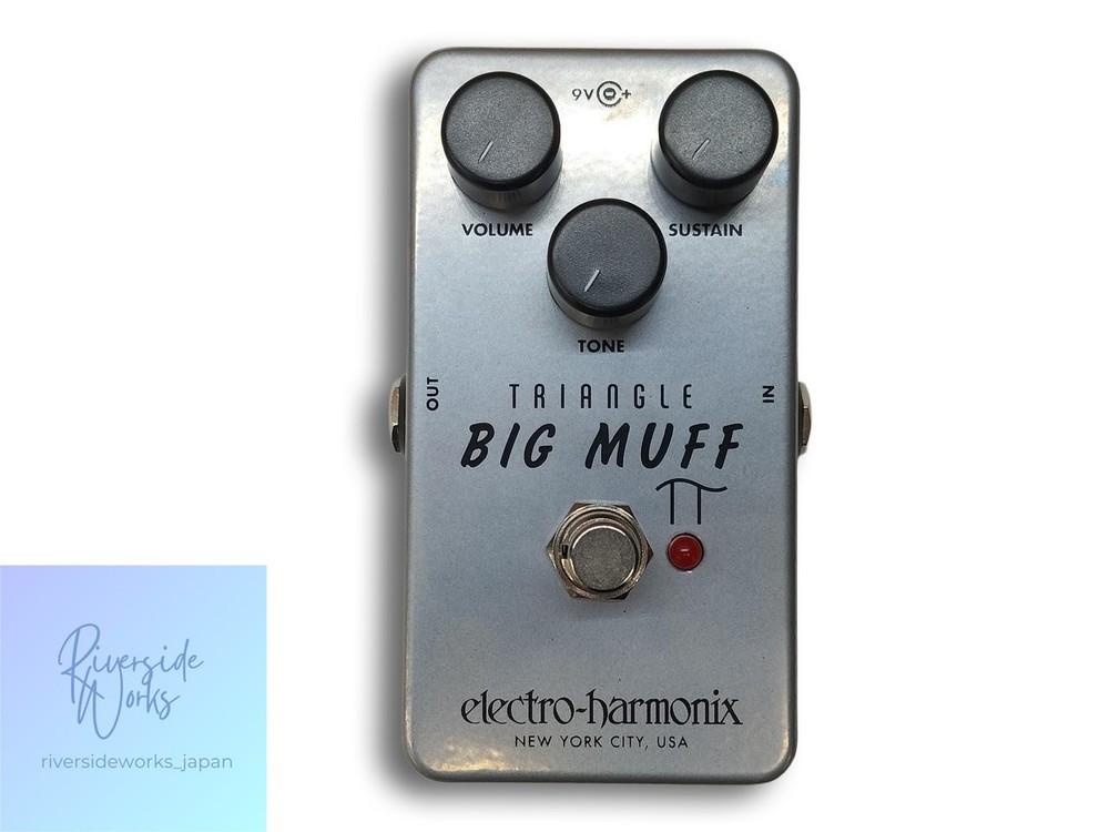 ELECTRO-HARMONIX Triangle Big Muff Distortion Effect Pedal JP