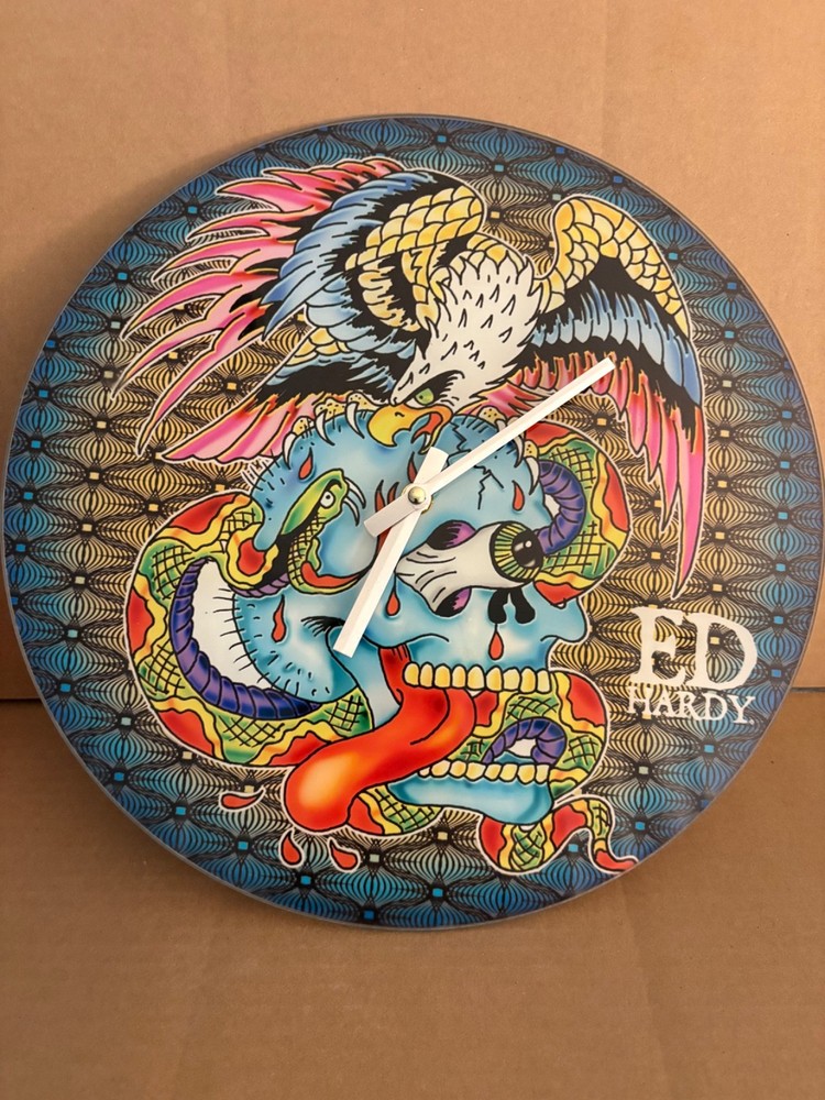 ED HARDY CLOCK