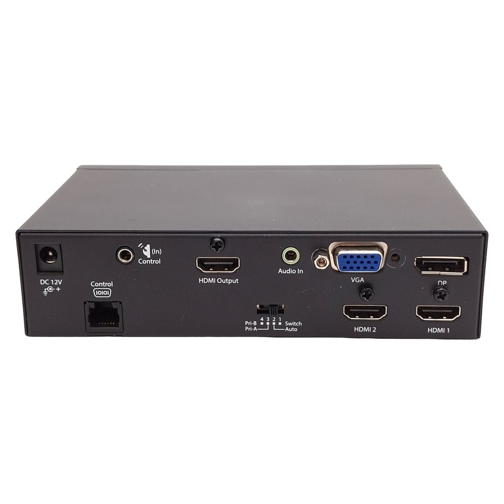 StarTech HDVGADP2HD Multi-Input To HDMI Automatic Switch & Converter, 12VDC