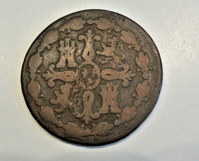 CHARLES III 8 MARAVEDIS 1784 joli