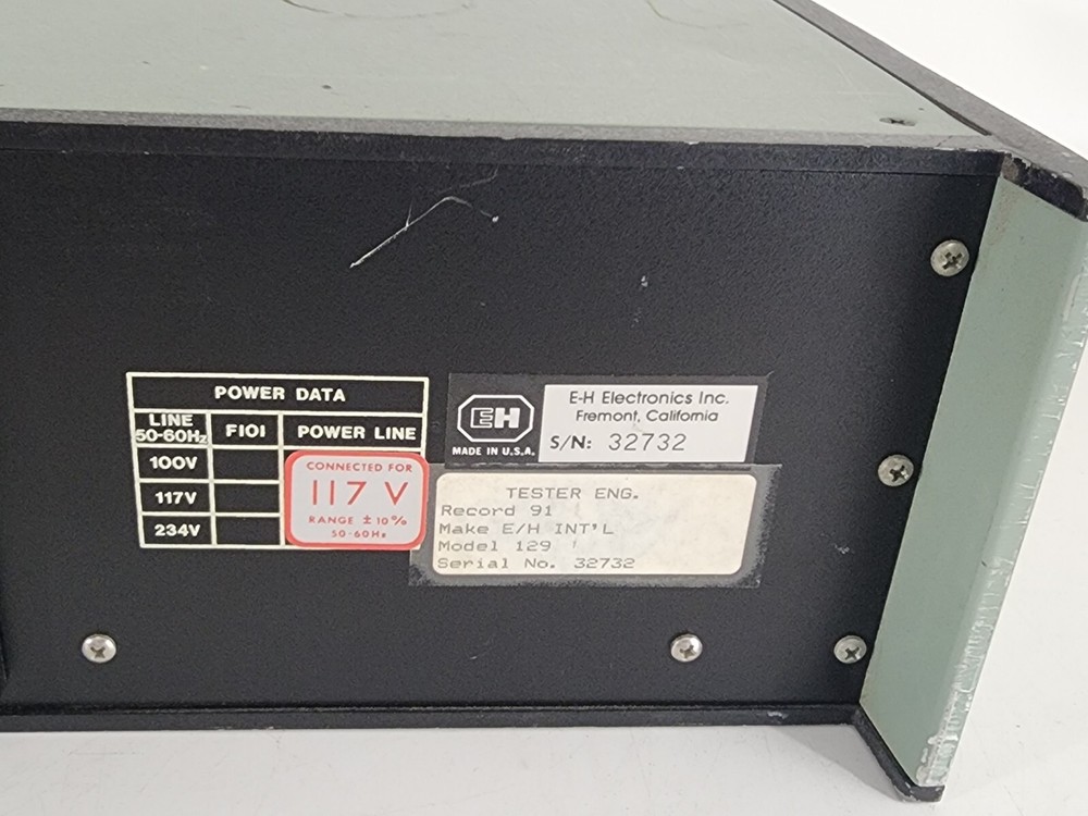 EH Electronics Model 129 ~ Pulse Generator ~ Power On / Untested / AS-IS