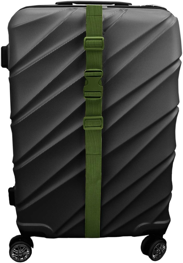 65" 1.5" Utility Straps with Buckle Adjustable, 4-Pack (Army Green (4-PCS))