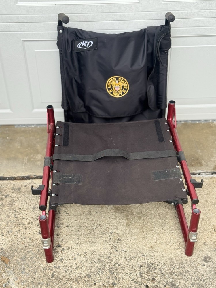 KI mobility Catalyst folding wheelchair Frame 21” W x 19” D - READ DESCRIPTION