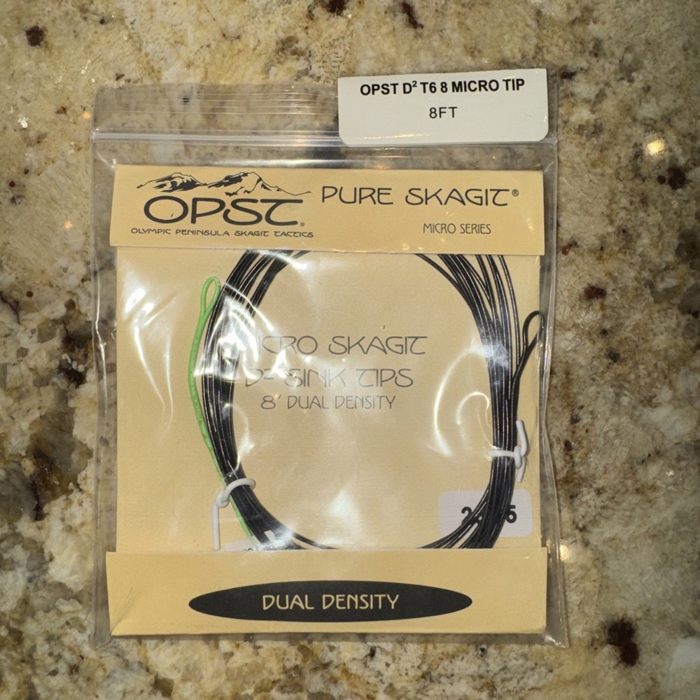 OPST Micro Skagit Dual Density 8 ft Sink Tips - 6ft Sink (T6) / 2ft Float - New