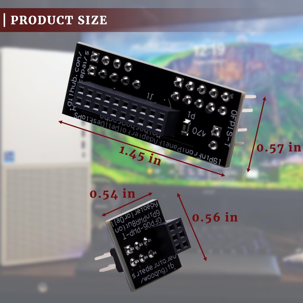 Front Panel Header Adapter Compatible with Dell Optiplex 7010 9010 7020 9020 ...