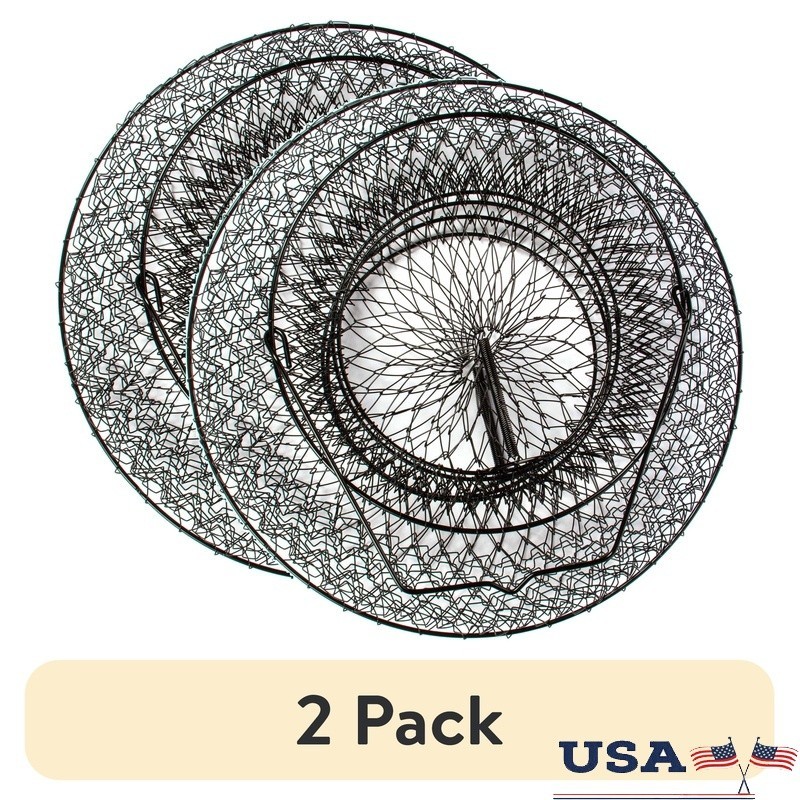 13" Collapsible Fish Basket 2 Pack