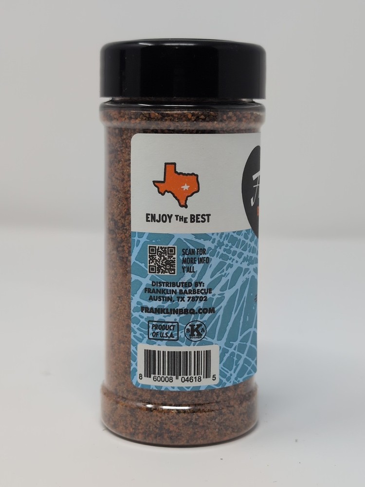 Franklin Barbecue Pork Spice Rub 6 Ounce Plastic Shaker
