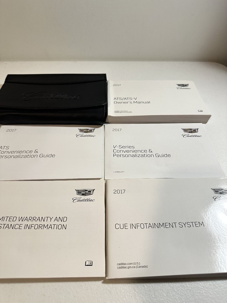 Cadillac ATS ATS-V CUE Owners Manual Set 2017