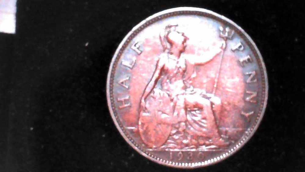 Great Britain 1930 Half Penny VF [150]