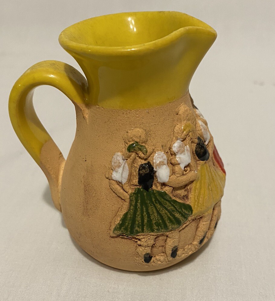 Jan Mokris Dancing Ladies Pitcher 3" x 3"
