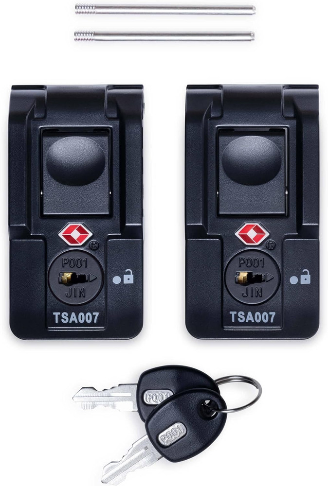 Pelican Replacement TSA Locking Latches, Medium, Black (Set of 2)