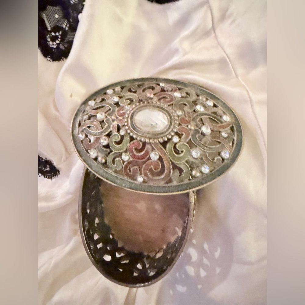 Elegant Silver and Gold Decorative Accent