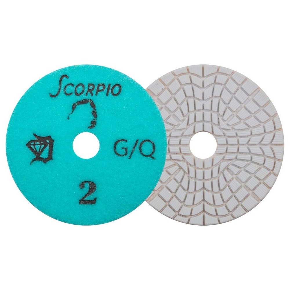 THREE STEP POLISHING PADS FOR GRANTE AND QUARTZ