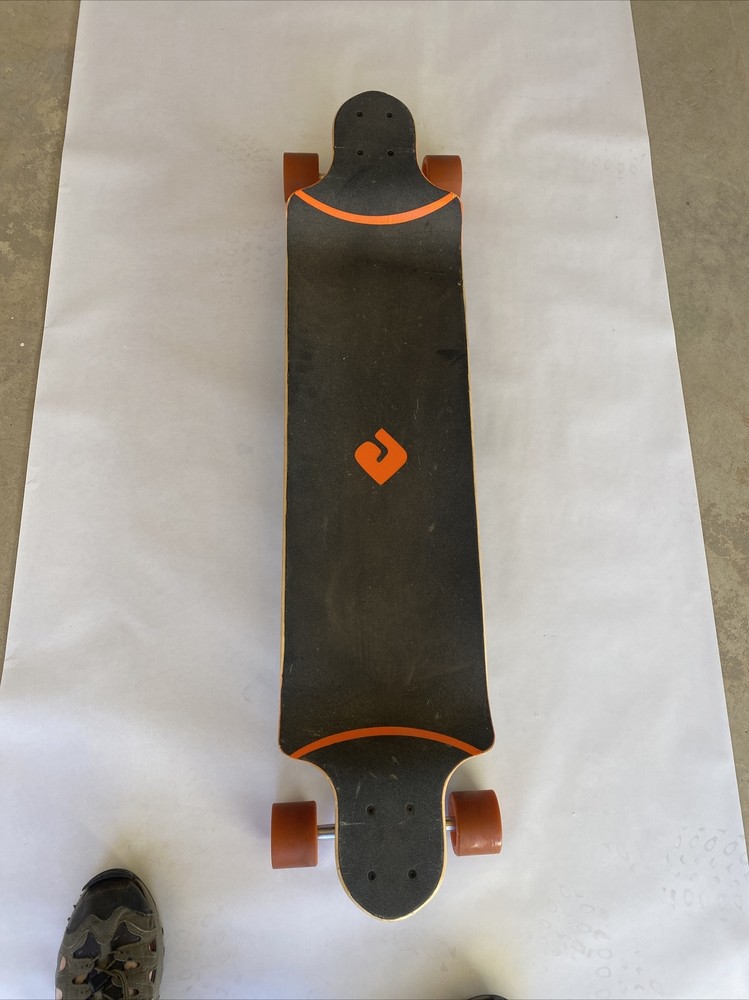 Atom Drop Deck Longboard (41-Inch) With Barcode Sticker