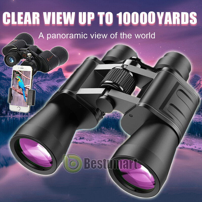 100x180 Autofocus Binoculars Powerful Long Range Fixed Focus Telescope Goggles